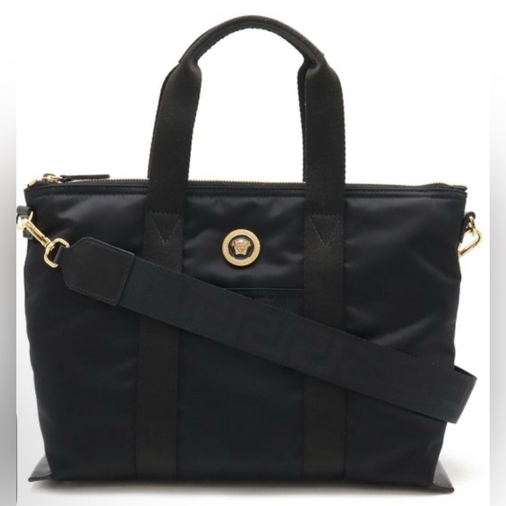 Versace classic Medusa shoulder nylon bag NWT